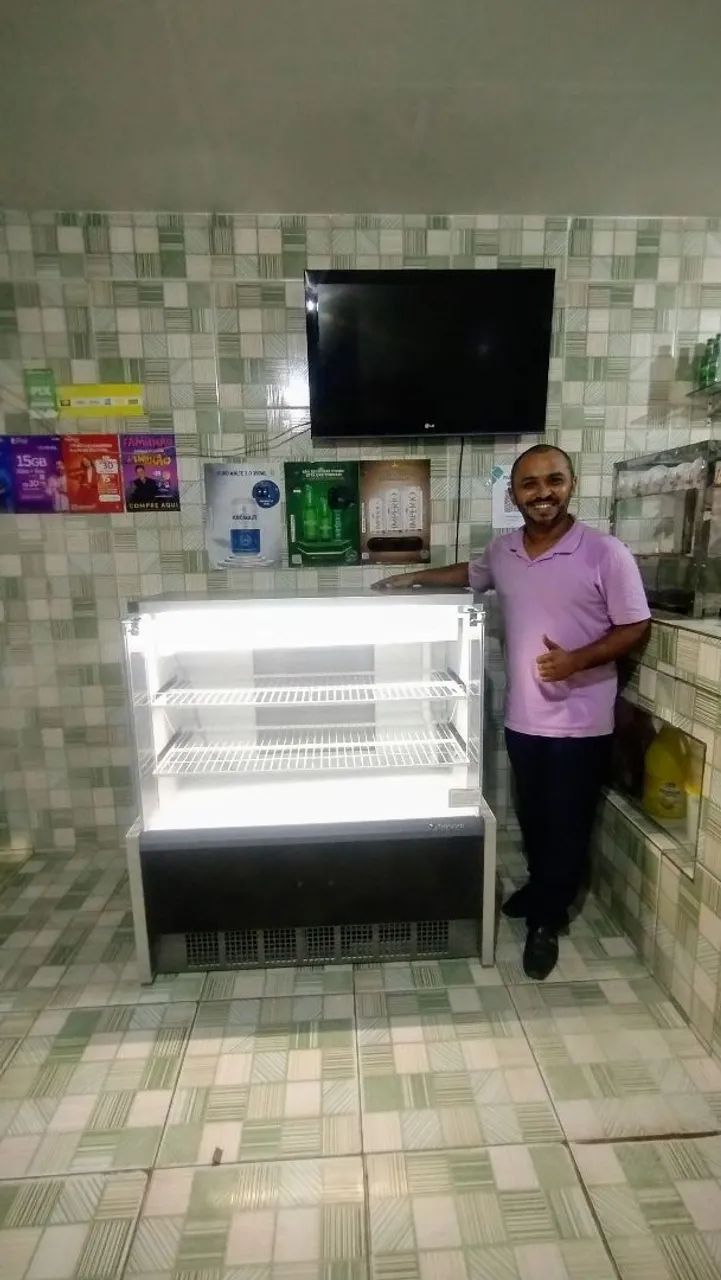 BALCÃO REFRIGERADO CONFEITARIA 1.10 METRO GELOPAR  - Foto 4