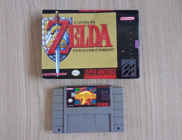 Earthbound repro em placa nova - salvando - Super Nintendo - Foto 2