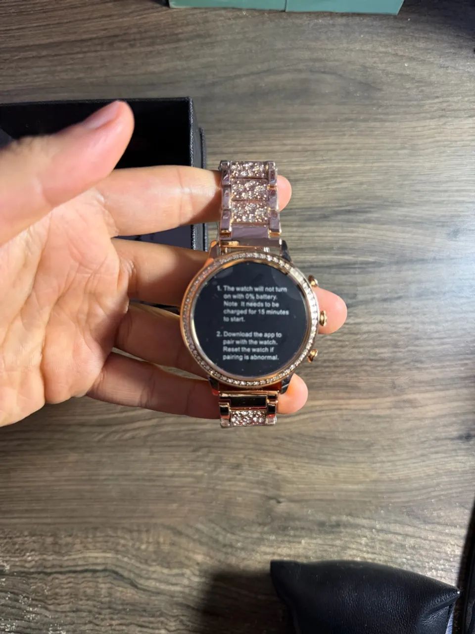 Smartwatch Feminino Rose Gold - Foto 3