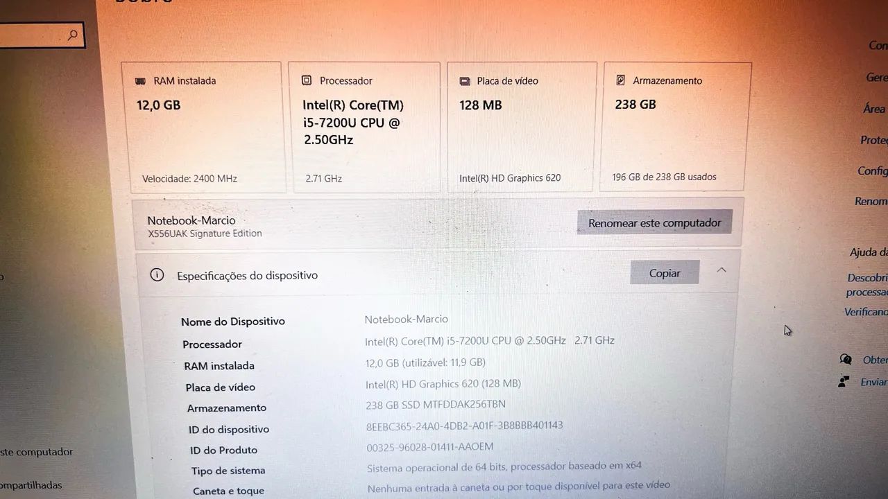 NOTEBOOK ASUS I5 NOVINHO 17 polegadas  - Foto 3