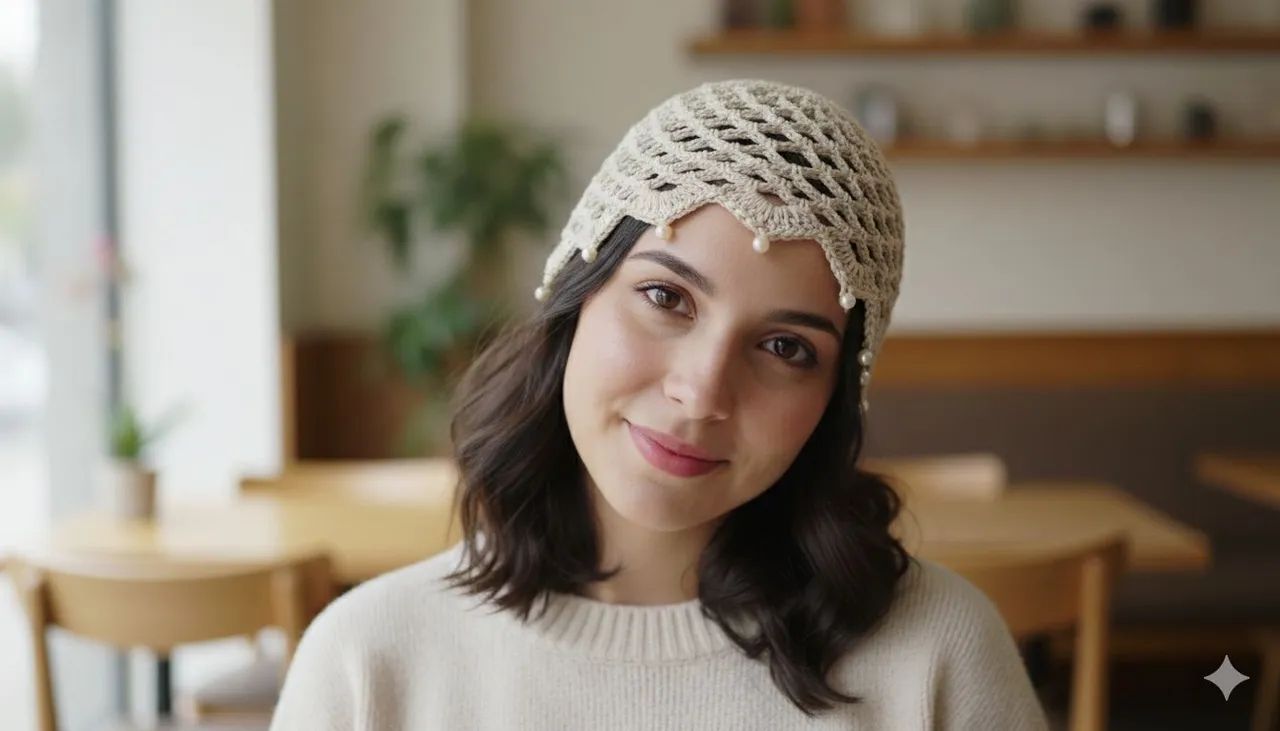 Touca de crochê  - Foto 2