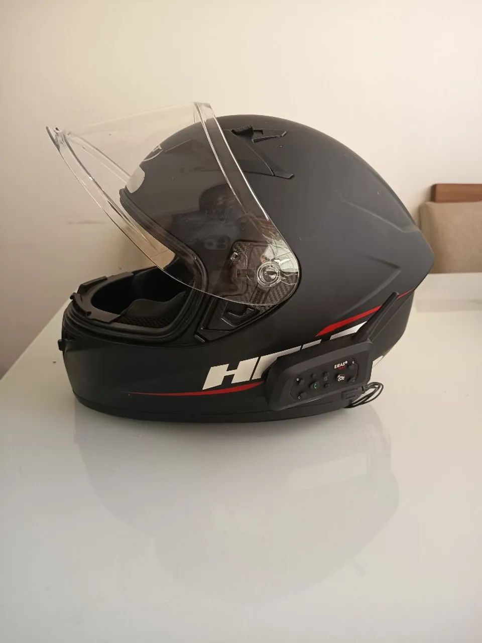 Capacete Helt + Intercomunicador V6pro - Foto 3