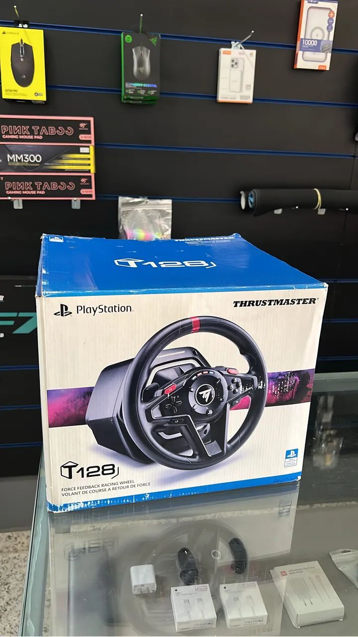 Volante T128 compatível com Playstation e Pc