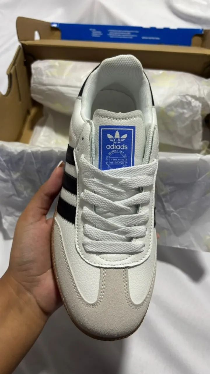 tênis adidas samba og branco R$ 180 - Foto 3