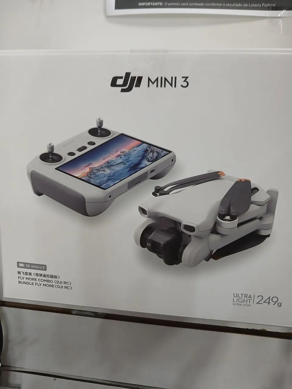 Drone DJI mini 3 novo completo !
