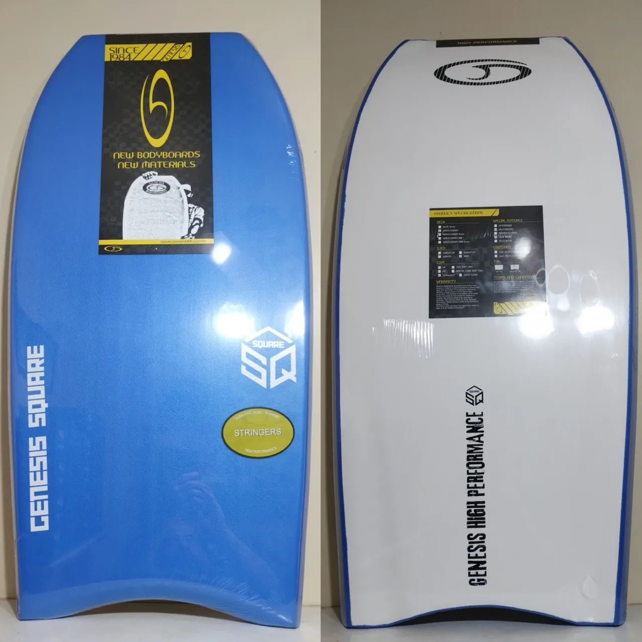 海岸 Prancha de Bodyboard Genesis Profissional nova zerada no plástico