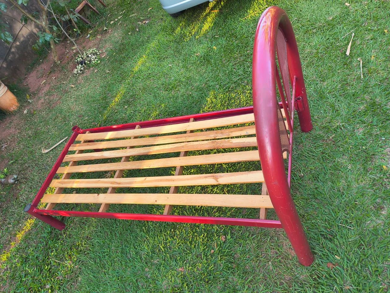 Cama tubular solteiro 