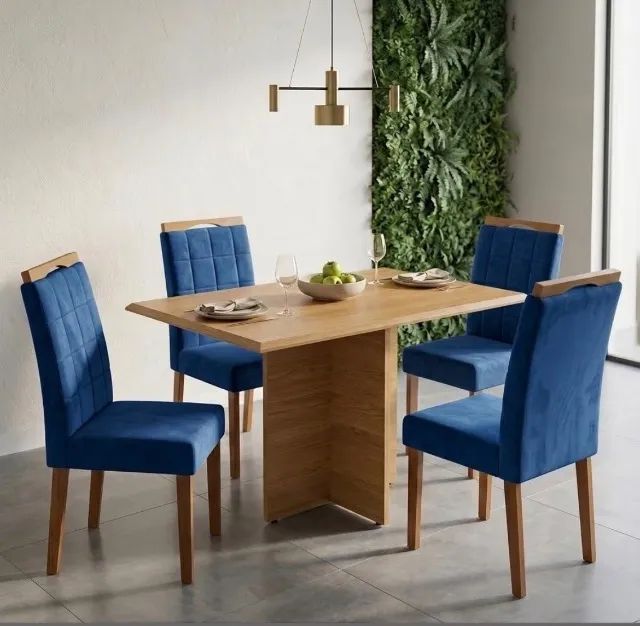 Mesa Savona 120 com 4 Cadeiras Toscana