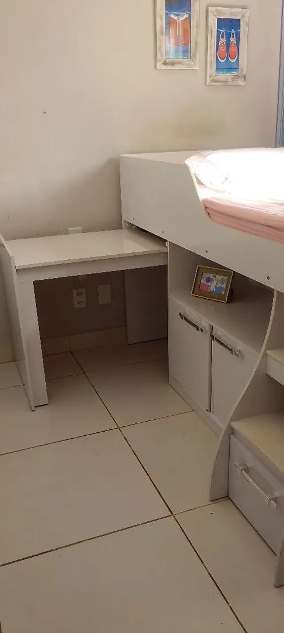 Cama Solteiro com escrivaninha - Foto 2