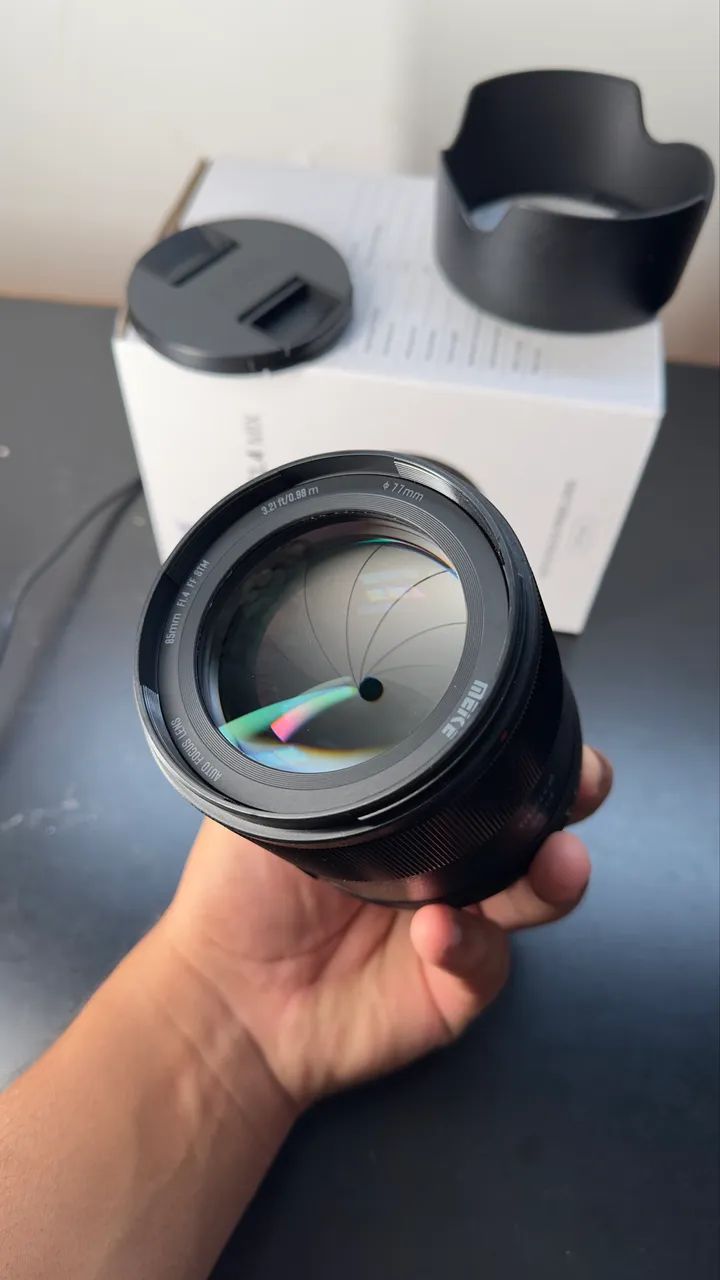 Lente Sony Meike 85mm f/1.4 Full-Frame - Com autofoco - Foto 4