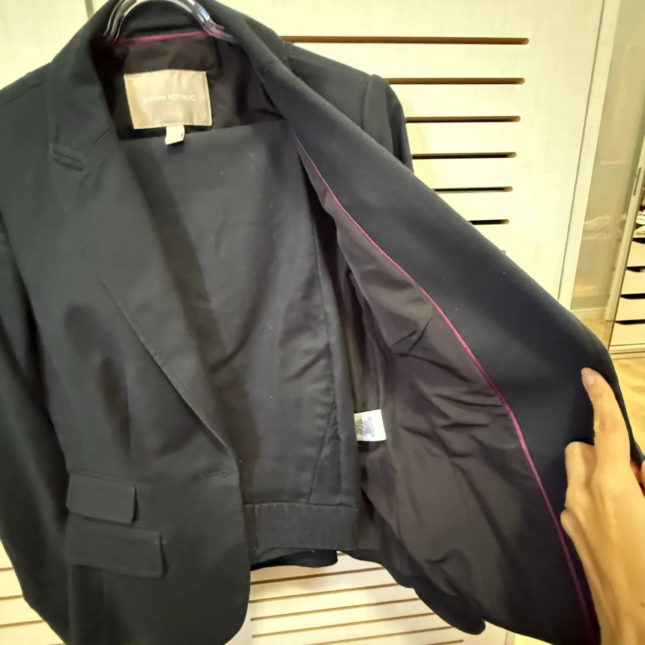 Blazer e calça preto Banana Republic tamanho PP - Foto 2