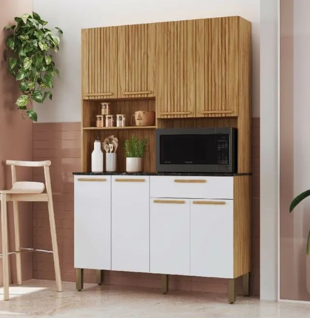 Armário de Cozinha 8 Portas Tannat (Novo) - Foto 4