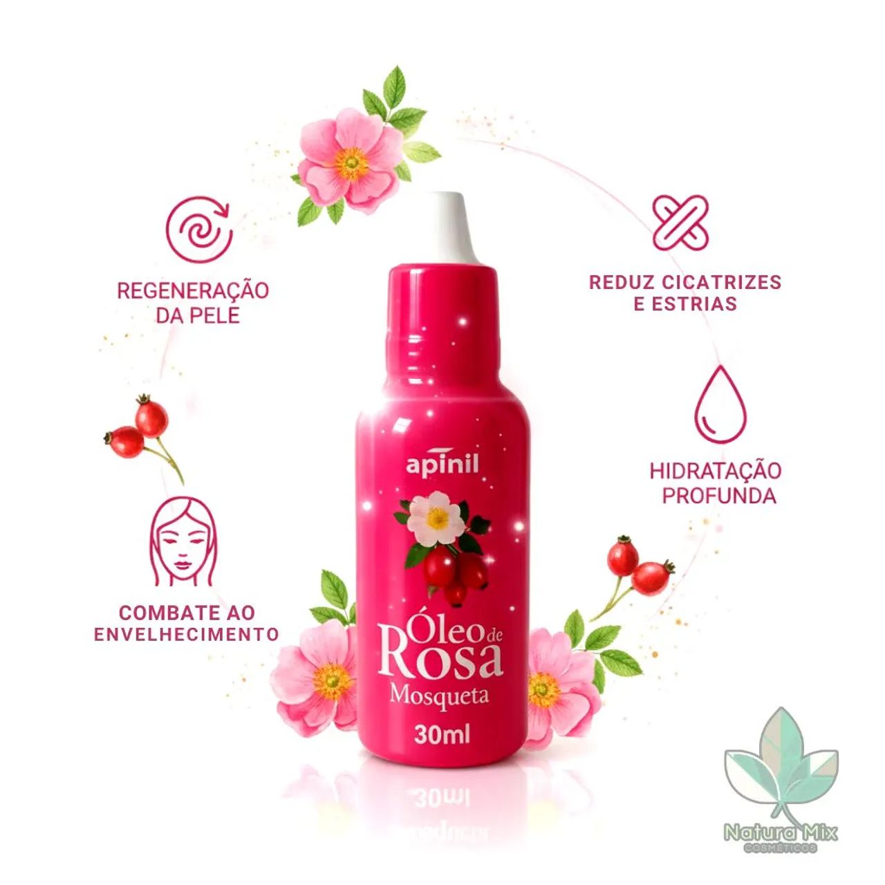 Óleo de Rosa Mosqueta 30ml - Foto 4