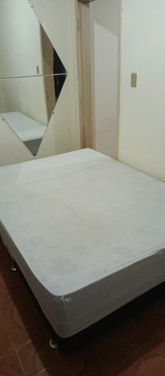 Cama box casal conjugada