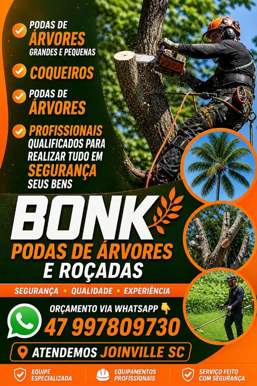 Bonk podas de árvores e Roçadas 