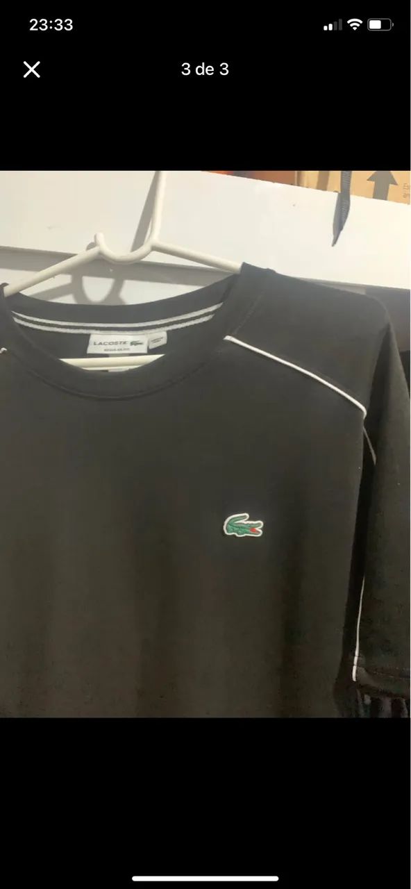 Camisa Lacoste Preta G