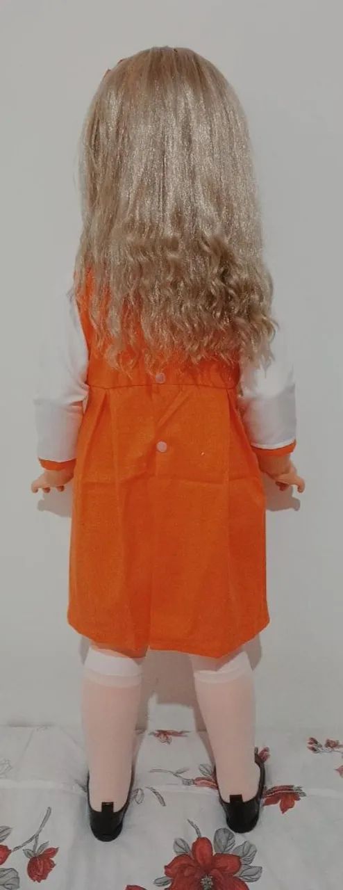 Boneca amiguinha da estrela com vestido laranja  - Foto 3