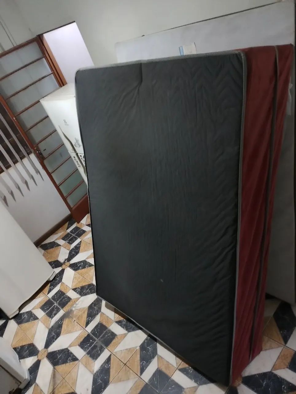 Cama box casal ótimo estado  - Foto 4