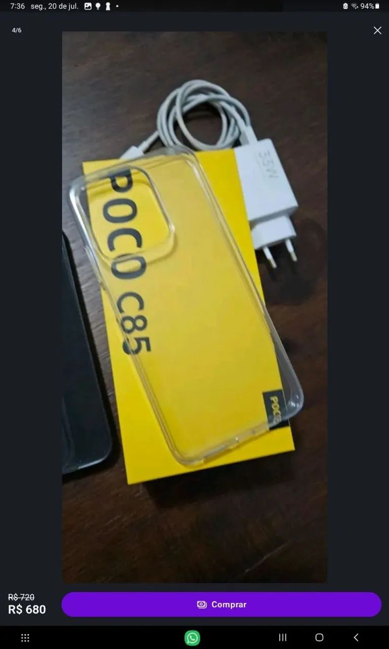 Poco c85 zero sem uso - Foto 3