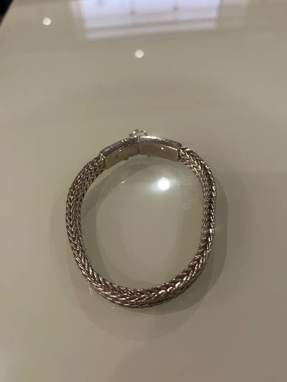 Pulseira prata 925  10 mm de espessura  - Foto 4