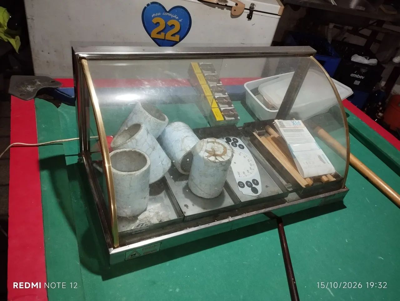 Estufa funcionando perfeitamente 