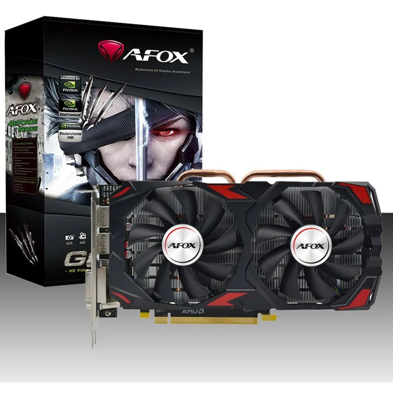 Placa de Vídeo AFOX Radeon RX 570 8Gb