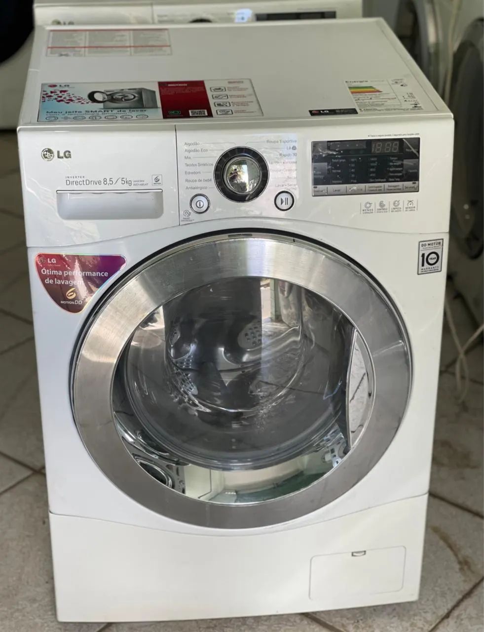 Lava e seca LG 8,5 KG touch 