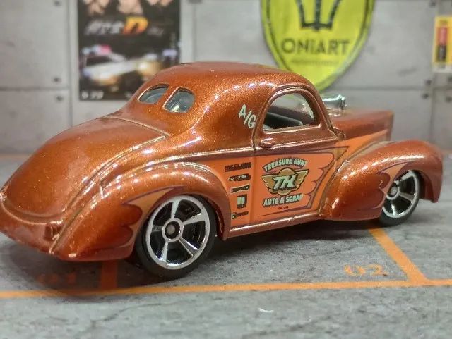 Hot Wheels 41' Willys Treasure Hunt T-hunt 2012 - Foto 3