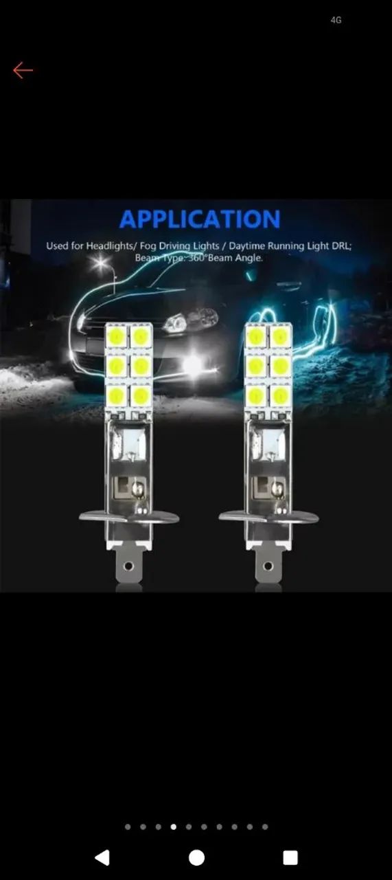 Lâmpada de led H1 12 volt  - Foto 5