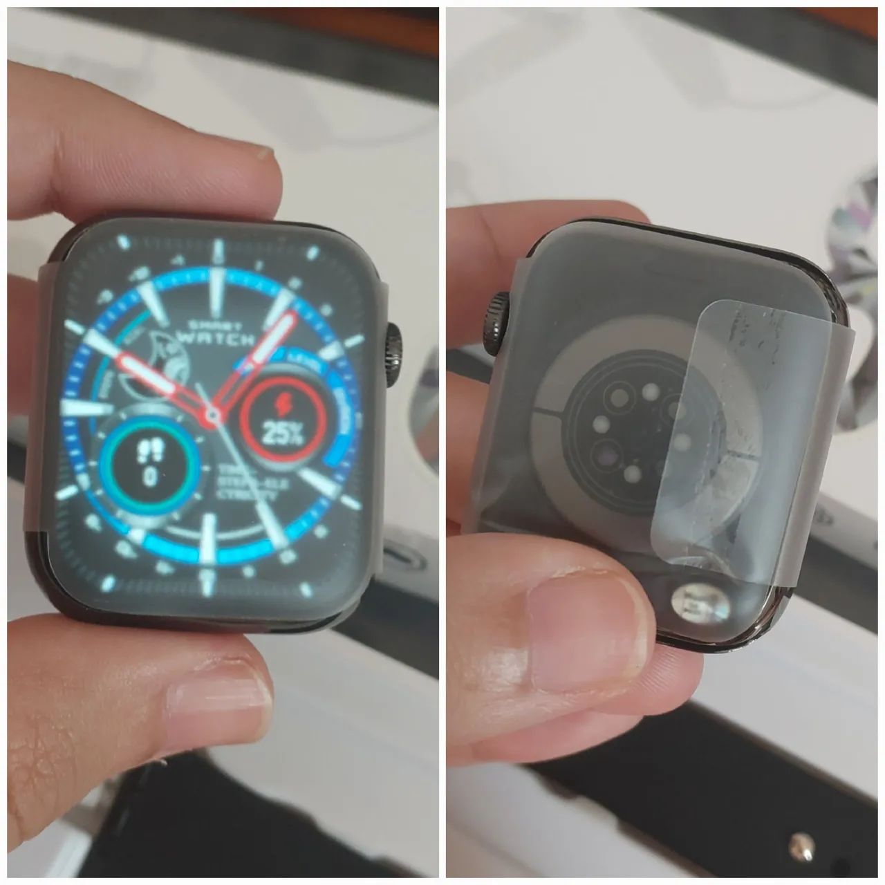 Smartwatch Microwear W58 Inox 45mm Novo - Foto 2