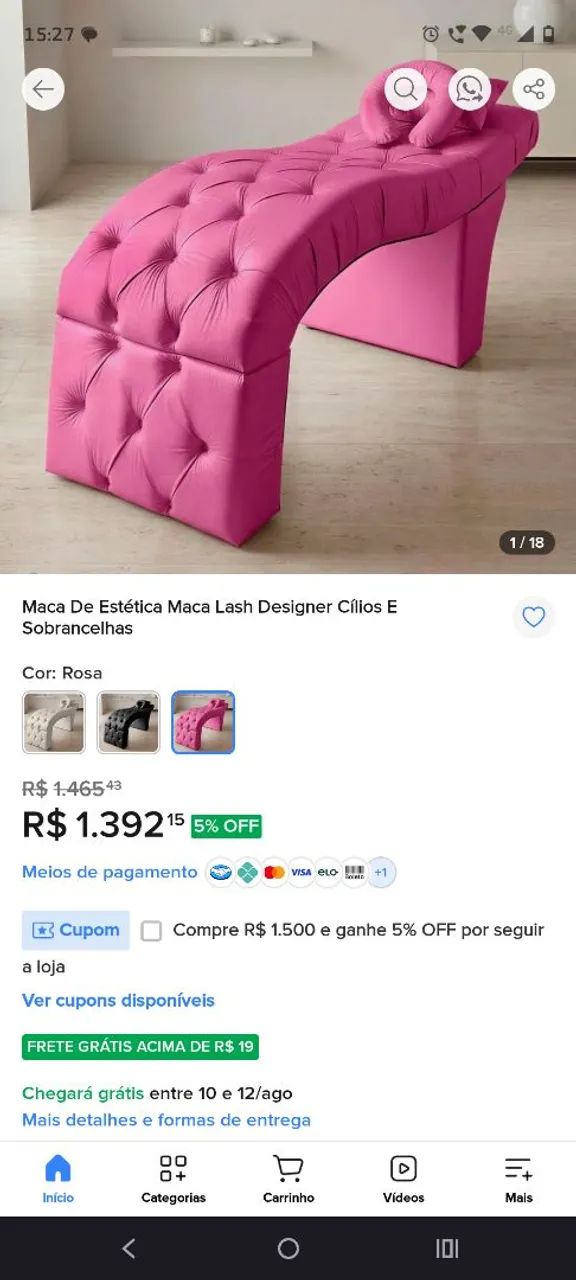 maca estética/ lash designer nova ( nunca usada, ainda na embalagem) - Foto 2
