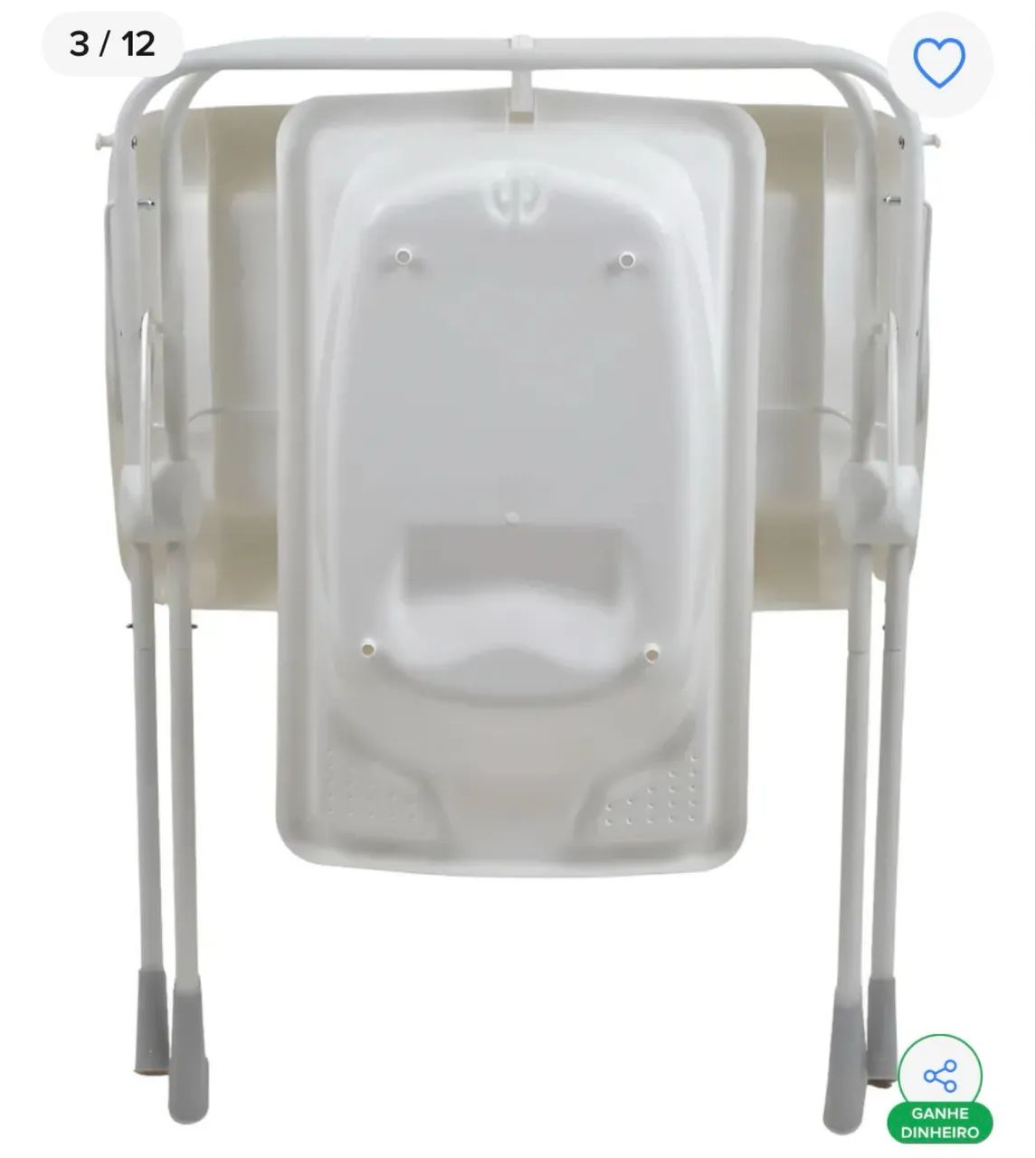 Banheira de bebê com trocador Burigotto