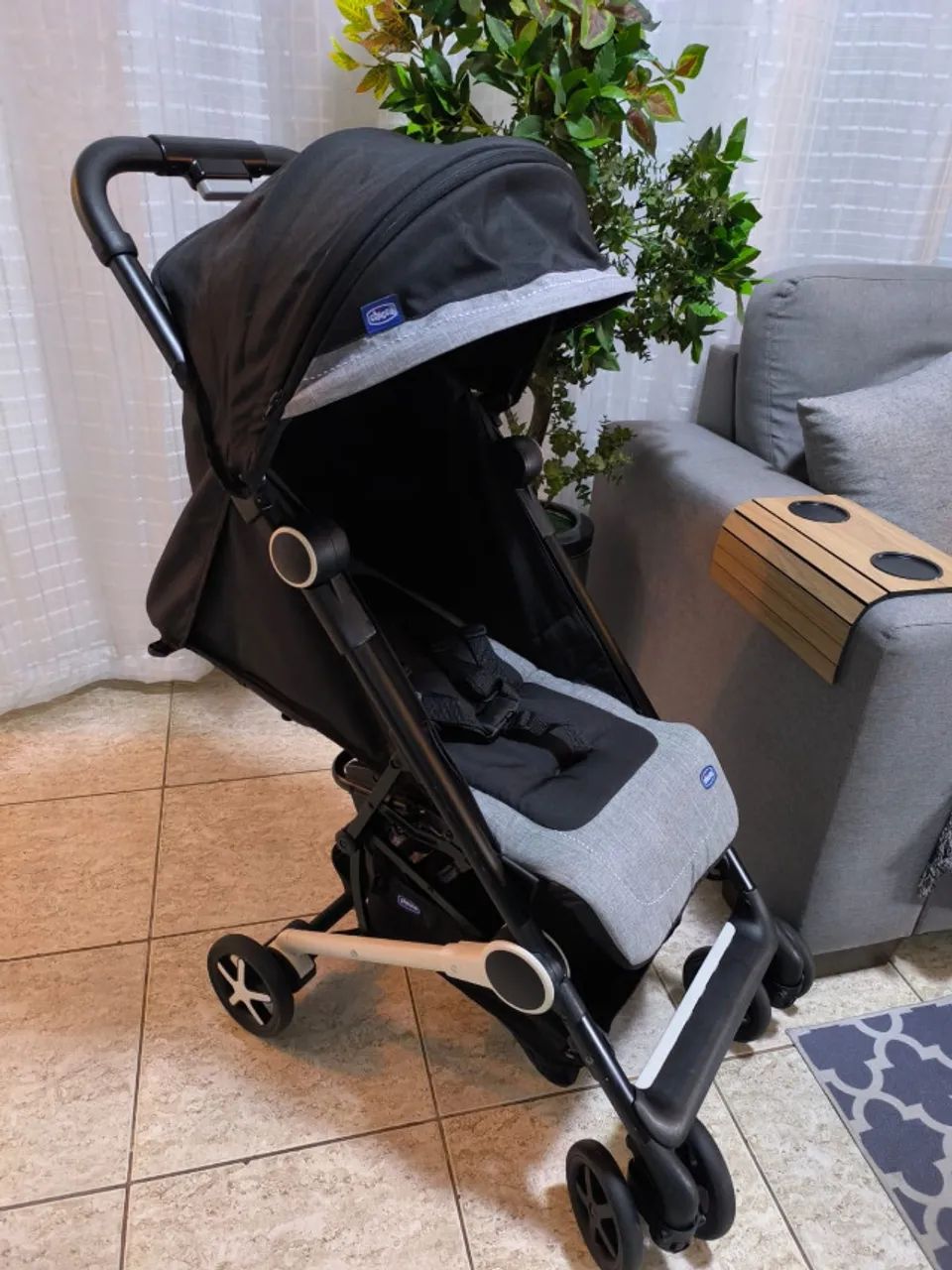 Carrinho de passeio Chicco Miinimo Black Night. Ultra compacto. - Foto 3
