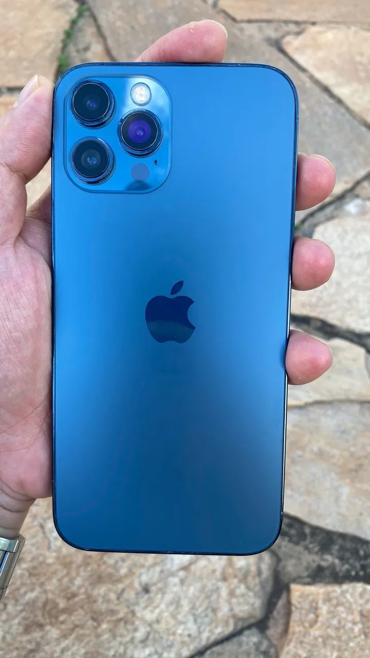 iPhone 12 Pro Max 128GB - Azul Pacífico - Celulares e Smartphones