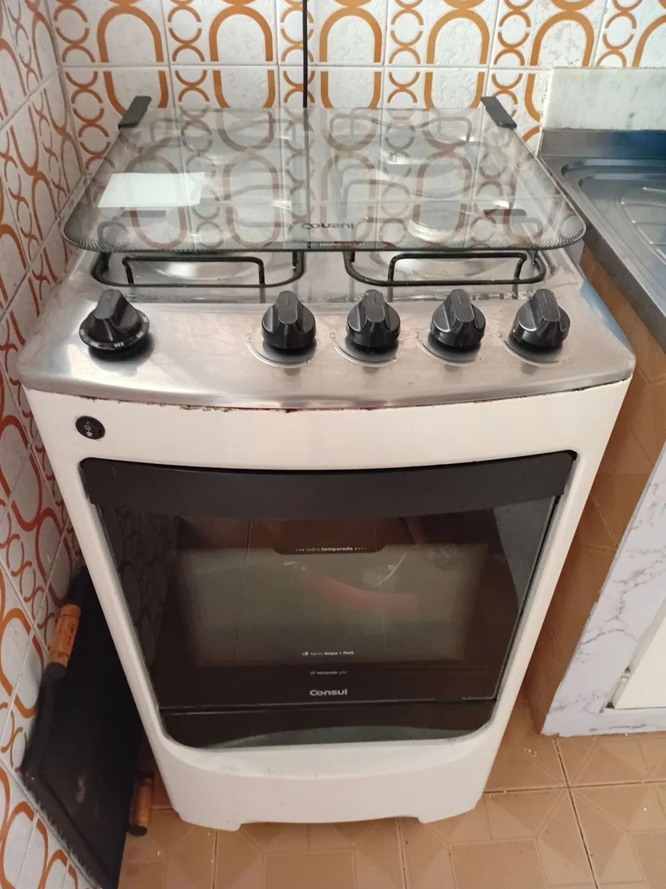 Fogão Consul 4 Bocas com Forno (usado, ótimo estado) - Foto 3