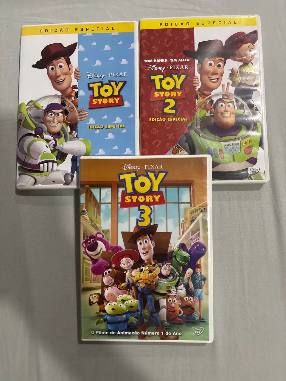 Trilogia Toy Story (1,2 e 3) DVDS 