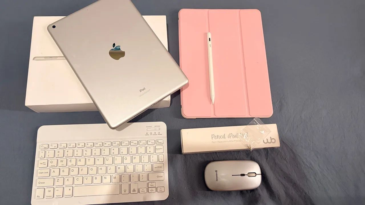 Ipad 9º geração 64gb + acessórios 