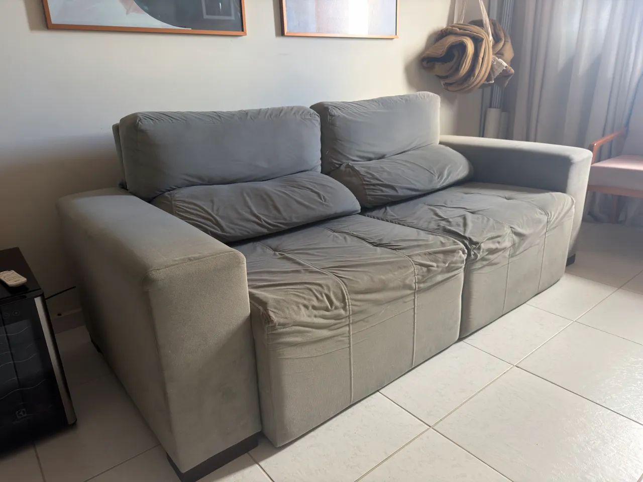 VENDO SOFÁ CAMA RECLINÁVEL E RETRATIL