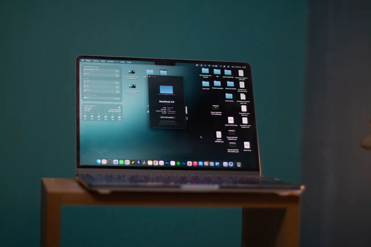 MacBook Air M2 Midnight 8GB 256GB em até 12x - Notebooks