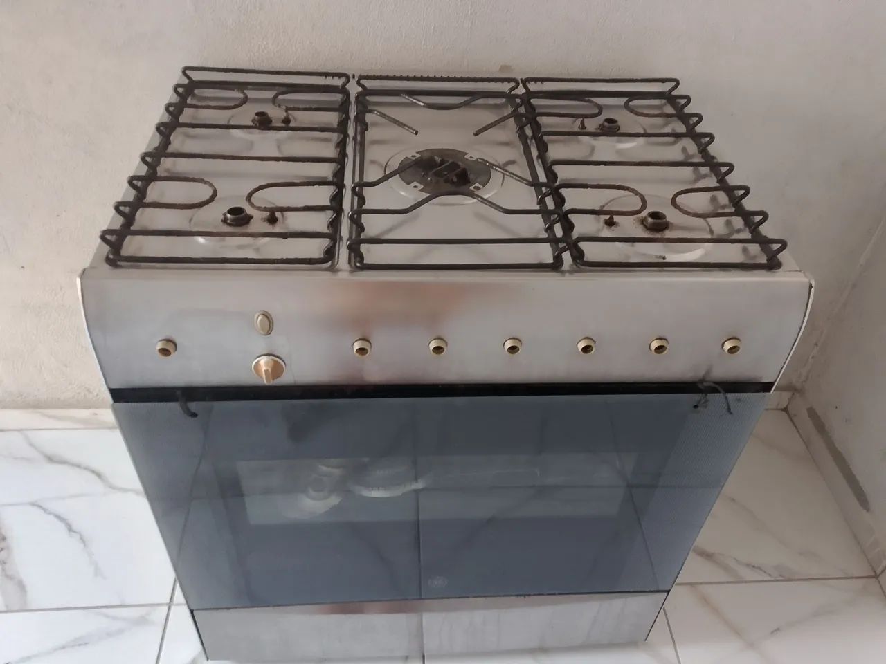 Fogão usado, 5 bocas