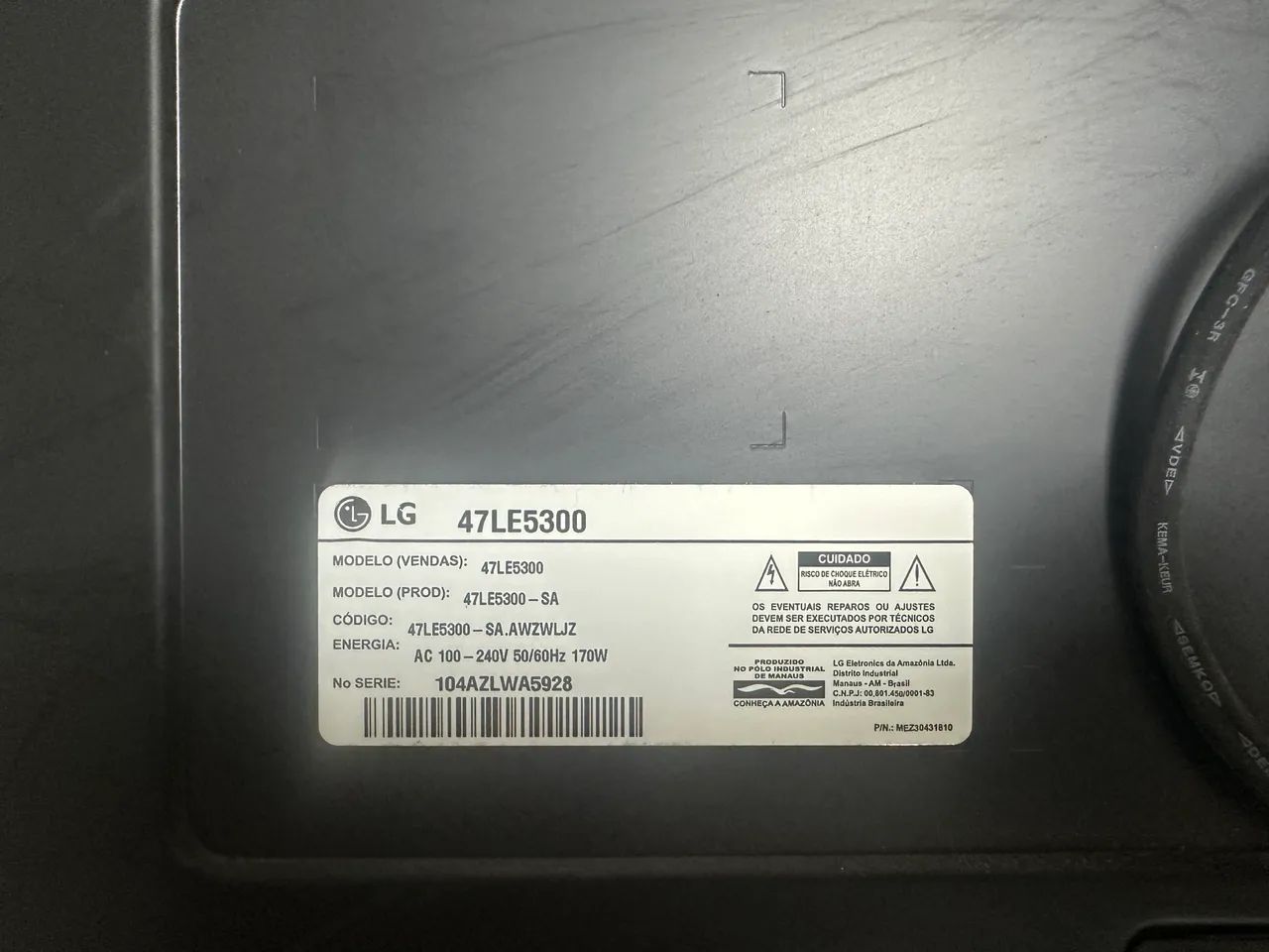 Televisão Led 47 polegadas LG  - Foto 3
