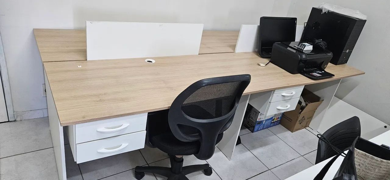 Mesa de Escritório ( Baia ) - Foto 2
