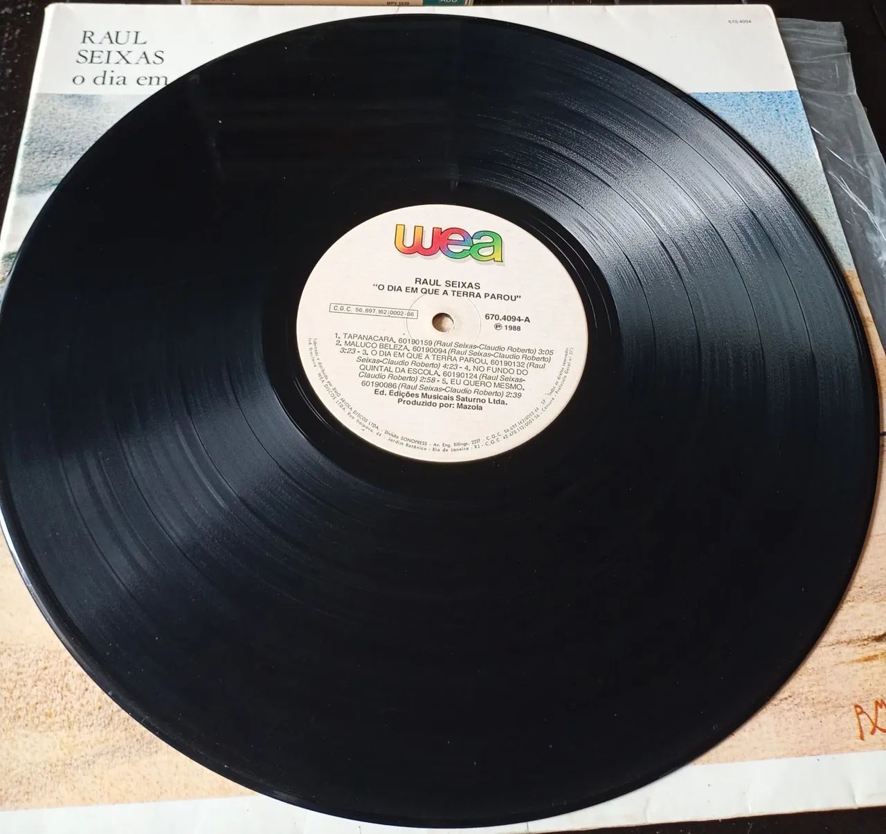 LP RAUL SEIXAS O Dia Em Que A Terra Parou Disco De Vinil - Foto 3