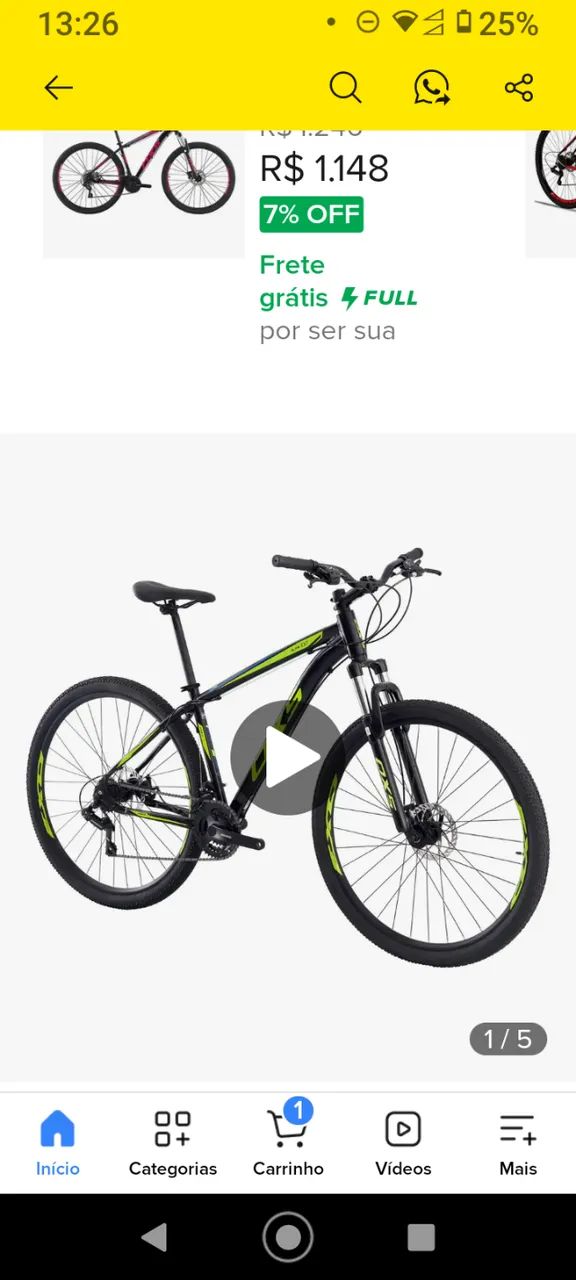 Bicicleta aro 29