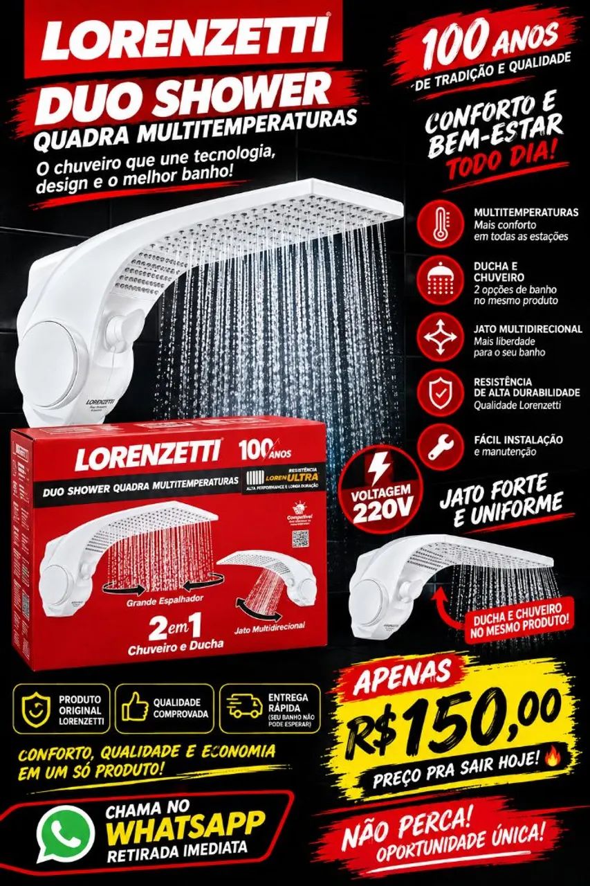 Lorenzetti Duo Shower 