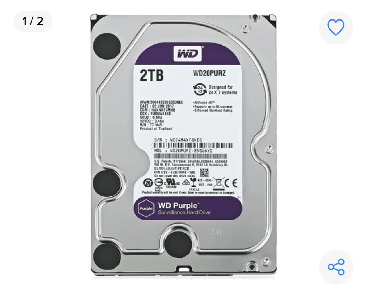 Hd 2TB64985834265346120