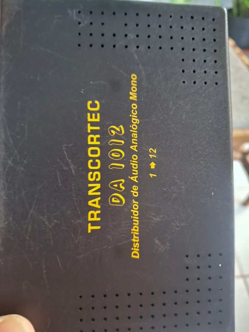 Distribuidor de áudio transcortec DA 1012 Analógico Mono