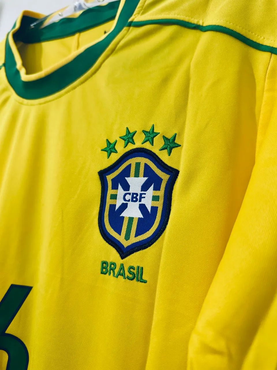 Camisa Brasil 1998 Roberto Carlos - Foto 3