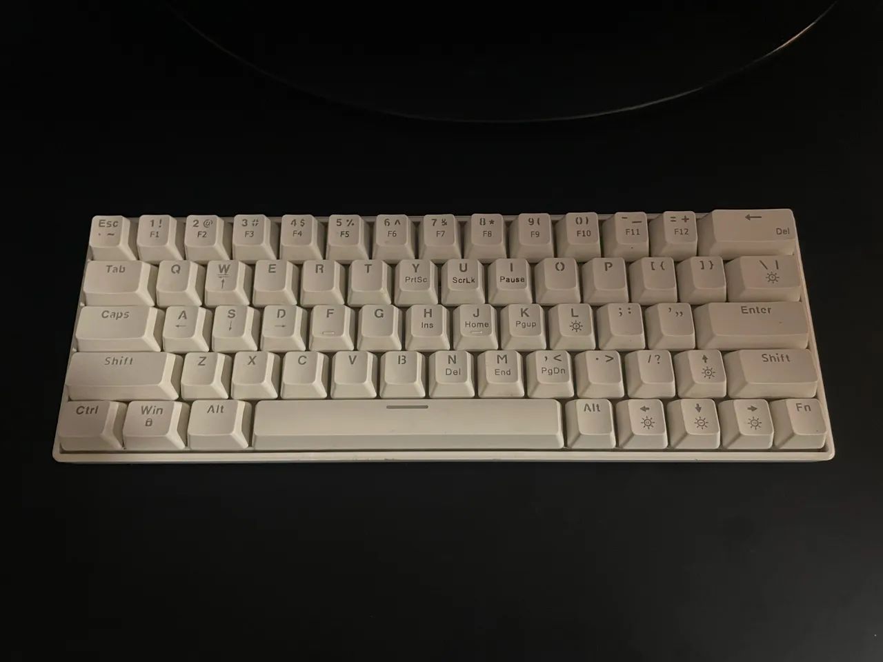 Teclado Mecânico 60% Branco - Foto 5