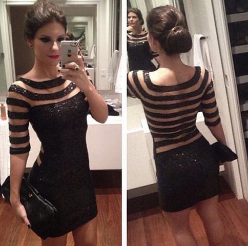 Vestido de paetê marca Murau ( com etiqueta)